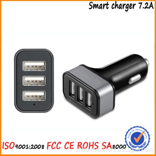 Universal triple 3 USB Car Charger for Htc ONE M8, Samsung Galaxy S5,apple iphone6 plus usb charger